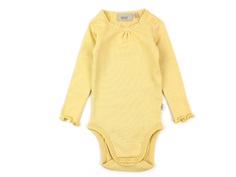 Wheat body rib sahara sun with lace